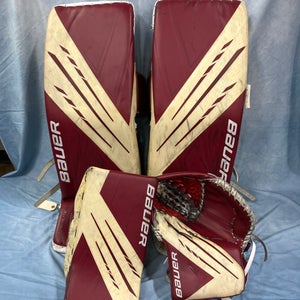 Bauer Hyperlite Goalie Full Set  Senior Medium (34+1) NCAA Pro Stock (Used)