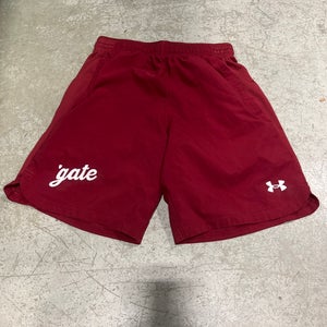 Maroon Colgate Lacrosse Under Armour Shorts (Used) | Large