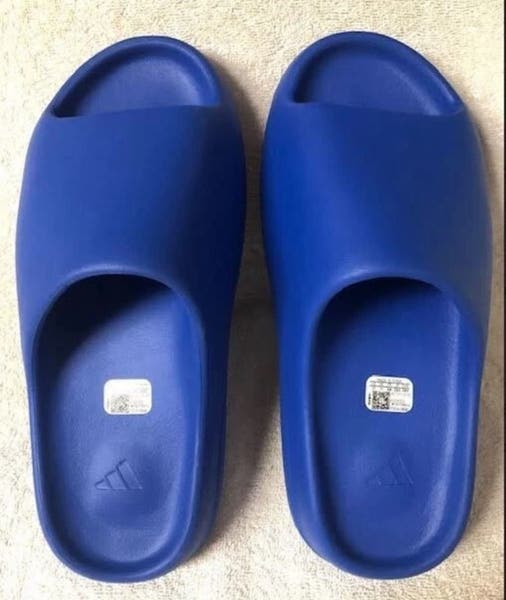 New Without Box Azure Adidas Yeezy Slide Blue SidelineSwap Buy