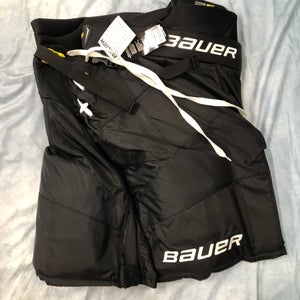 Black Senior Medium Bauer Supreme 3S Pro Hockey Pants (New)