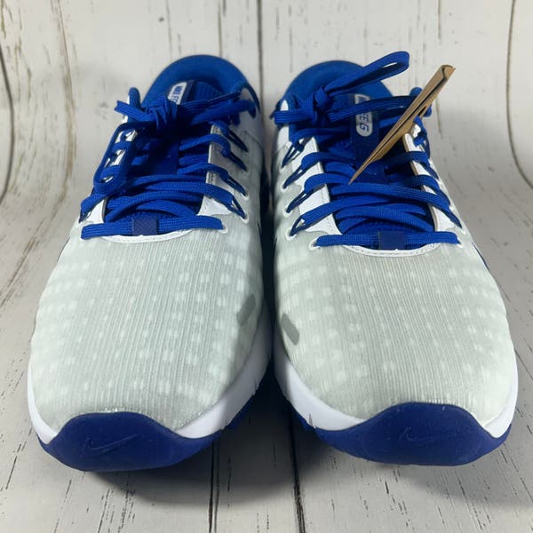 Nike Free Golf NN Sneakers Shoe White Blue Size 11.5 Wide  display picture 1