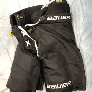 Black Senior Medium Bauer Supreme 3S Pro Hockey Pants (New)