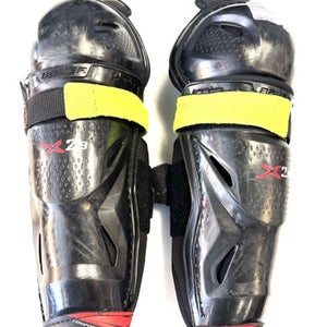 Used Bauer VAPOR X 2.9 Junior Shin Guards Black 11" 11860-S000291997