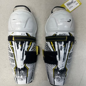 Used CCM TACKS Junior Shin Guards White 12" 11835-S000194758