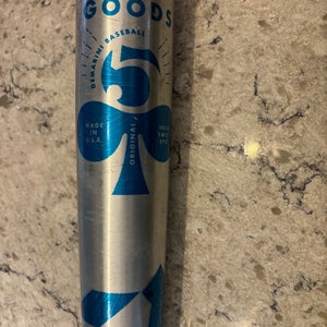 2022 DeMarini The Goods One Piece Alloy USABat Certified Bat (-5) Alloy 27 oz 32" (Used)