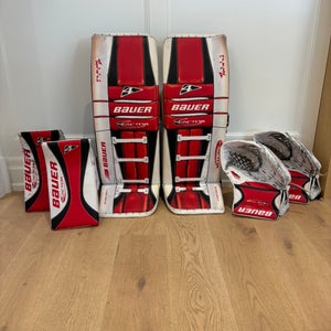 35"  2023 Bauer Hyperlite 2 Goalie Leg Pads Pro Stock (Used)