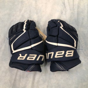 Blue Junior Bauer Vapor 3X Pro Gloves 12" (Used)