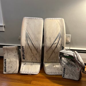 34" Bauer Regular Goalie Full Set/Vaughn Glove (Used)