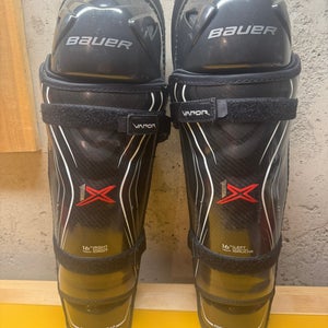 Senior Bauer Vapor 1X 16" Shin Pads (New)