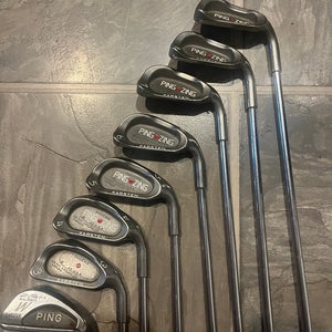 Men's Ping Ping Zing Karsten Right Handed Iron Set 3-PW KT Steel Shaft (Used)