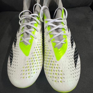 Size 13 Men’s Adidas Predator Accuracy.2 FG Soccer Cleats Shoes White Green