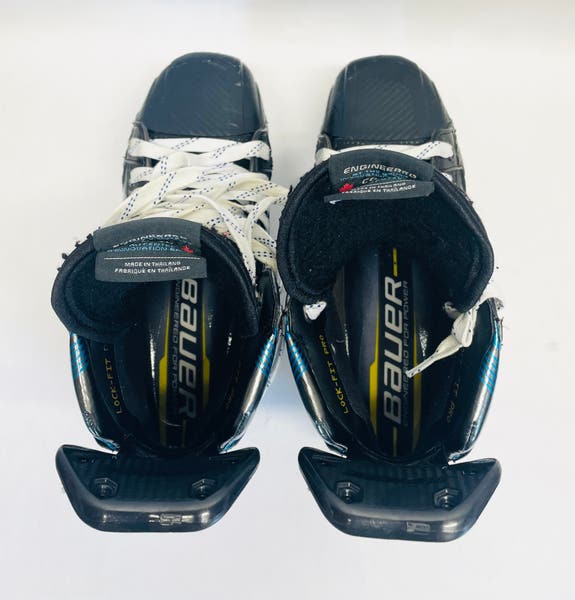 Bauer Supreme Mach (Blue) Pro Stock Skates - Size 9, Fit 2  display picture 3