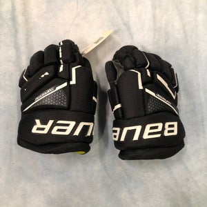 Black Youth Bauer Supreme Mach Gloves 9" (Used)
