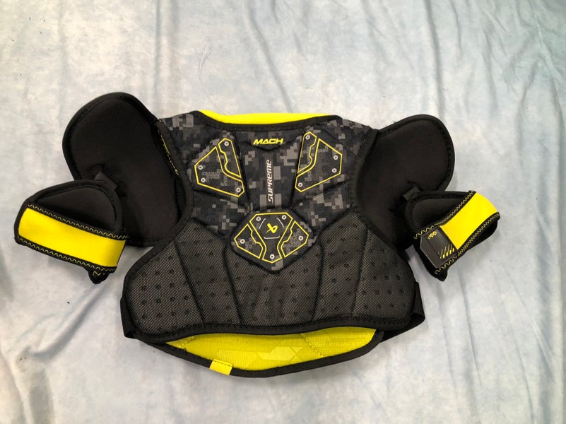 Large Youth Bauer Supreme Mach Shoulder Pads (Used)