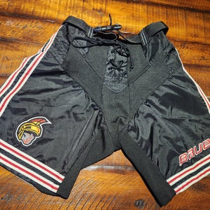 Black Bauer Junior Medium Spartans Team Pant Shell - Spartans (Used)