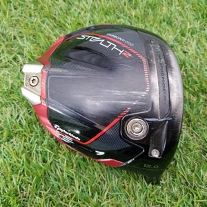 2023 TAYLORMADE STEALTH 2 DRIVER 12* CLUBHEAD ONLY +HC FAIR