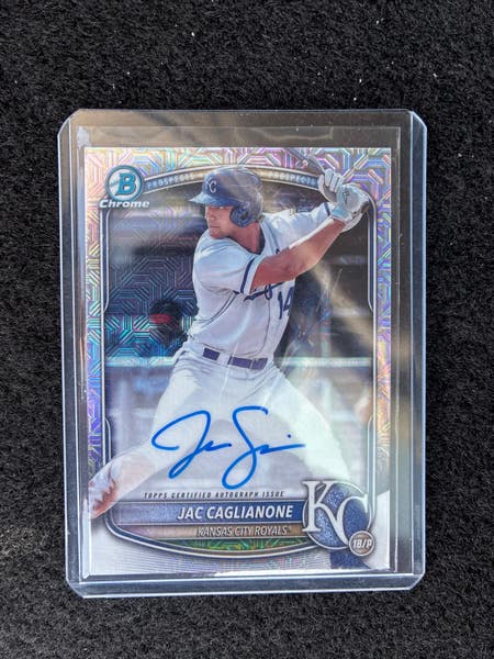 2025 Bowman Chrome Jac Caglianone Rookie Auto - Topps Certified 