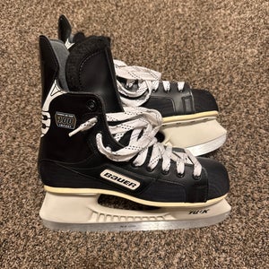 Vintage Bauer Impact 100 Sr Ice Hockey Skates Size 8 RARE