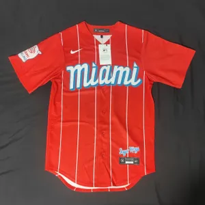Nike Miami Marlins City Connect Jazz Chisholm Jr Sugar Kings Jersey Size M
