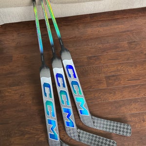 3 Pack - Pro Stock CCM AXIS XF PRO Goalie Sticks - 25”