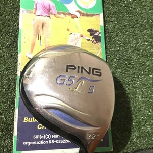 Ping Ladies G5 L 22* 5 Fairway Wood ULT 50F Graphite Shaft (41.5)