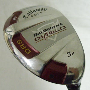Callaway Big Bertha Diablo 3 Hybrid 21* (Graphite, REGULAR) 3H Golf Club