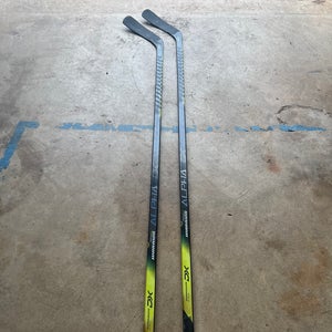 2 Pack Senior Warrior Alpha DX Left Hand Hockey Stick W16  (Used)