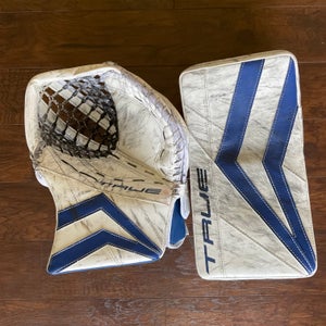 Pro Stock True Catalyst PX3 Goalie Glove and Blocker Set - 580 break!