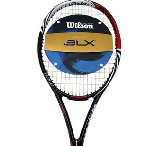 Used Wilson BLX Adult Tennis Racquet Black 4 1/2" 11347-S000248244