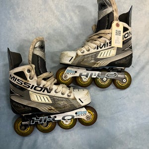 Junior Mission Inhaler AC4 Inline Skates Wide Width Size 5.5 (Used)