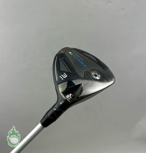 Used Callaway Paradym Ai Smoke TD 3 Wood 15* HD-8 TX-Stiff Graphite Golf Club