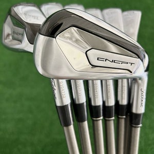 Titleist CNCPT-01 Iron Set 5-48 / SteelFiber i95 Stiff Graphite +1/2