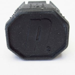 PRINCE BLACK STYLE TENNIS RACQUET BUTTCAP. SIZE #2 (4 1/4) + STAPLES