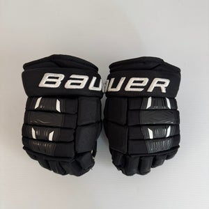 Used Black Bauer Nexus Pro Series Gloves Size 12"