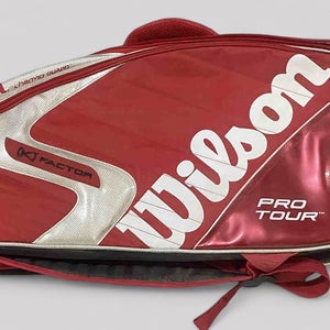 WILSON Pro Tour K Factor Tennis Racquet Bag Backpack Climate Control Section