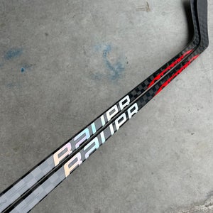 2 PACK 87 Flex P92 Senior Bauer Nexus Sync Left Hand Hockey Stick Pro Stock (New)