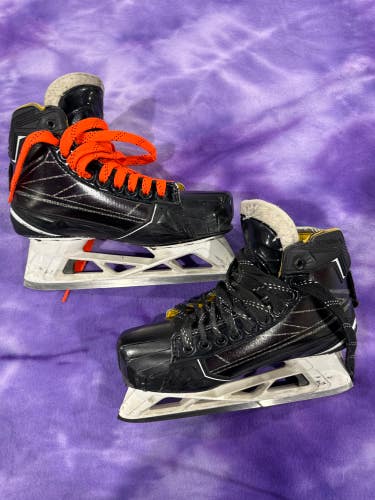 Intermediate Bauer Supreme 1S Hockey Goalie Skates Regular Width 6.5 (Used)