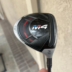 Men's 2013 TaylorMade M4 Right Handed Fairway Wood Stiff Flex 3 Wood (Used)