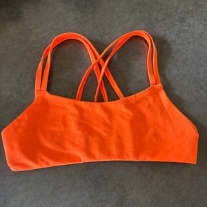 Jolyn coral training cross back bikini top