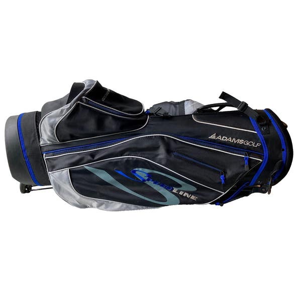 Adams Golf スタンドバッグ ネイビー Adams Golf SpeedLine Black 7-Way Lightweight Club Carrying Bag w