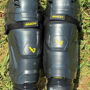 Senior Bauer Supreme Mach Shin Pads 16" (Used)