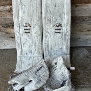 White 32" Senior Brian's Optik x3 Goalie Full Set Regular (Used)
