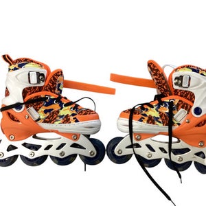 Used Roller Hockey Skates Orange Adjustable 11760-S000076836