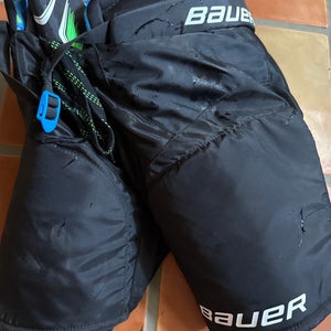 Large Junior Bauer Bauer x Hockey Pants (New)
