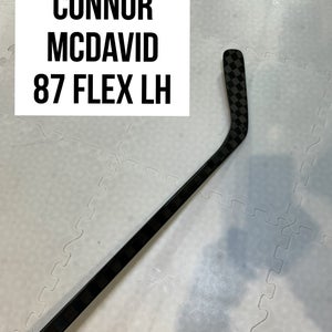 Senior(2x)Left McDavid 87 Flex PROBLACKSTOCK Toe Pattern Unbranded Pro Stock Hockey Sticks