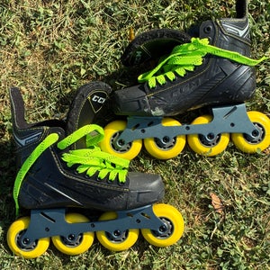 Junior CCM Super Tacks 9350 Inline Skates Regular Width Size 3 (Used)