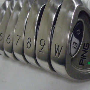 Ping I3 + Irons Set 4-PW Green (Steel CS Lite Cushin STIFF) +1" LONG Golf Clubs