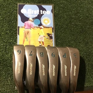 Mizuno Silver Cup Mid-Size Irons Set (6-PW-SW) True Temper Steel Shafts