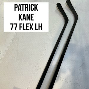 Senior(2x)Left Kane 77 Flex Heel Pattern ProBlackStock™ Unbranded Pro Stock Hockey Sticks