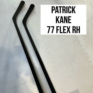 Senior(2x)Right Kane 77 Flex Heel Pattern PROBLACKSTOCK Blackstock Unbranded Pro Stock Hockey Sticks